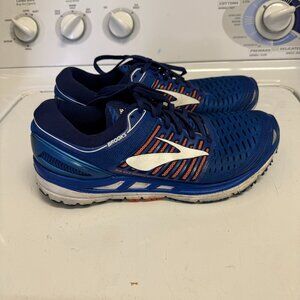 Brooks Transcend 5 Sneakers Blue Orange Mens 9